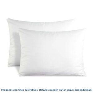 Almohada Luxor Home Firm Queen de confort firme con relleno de microfibra conjugada